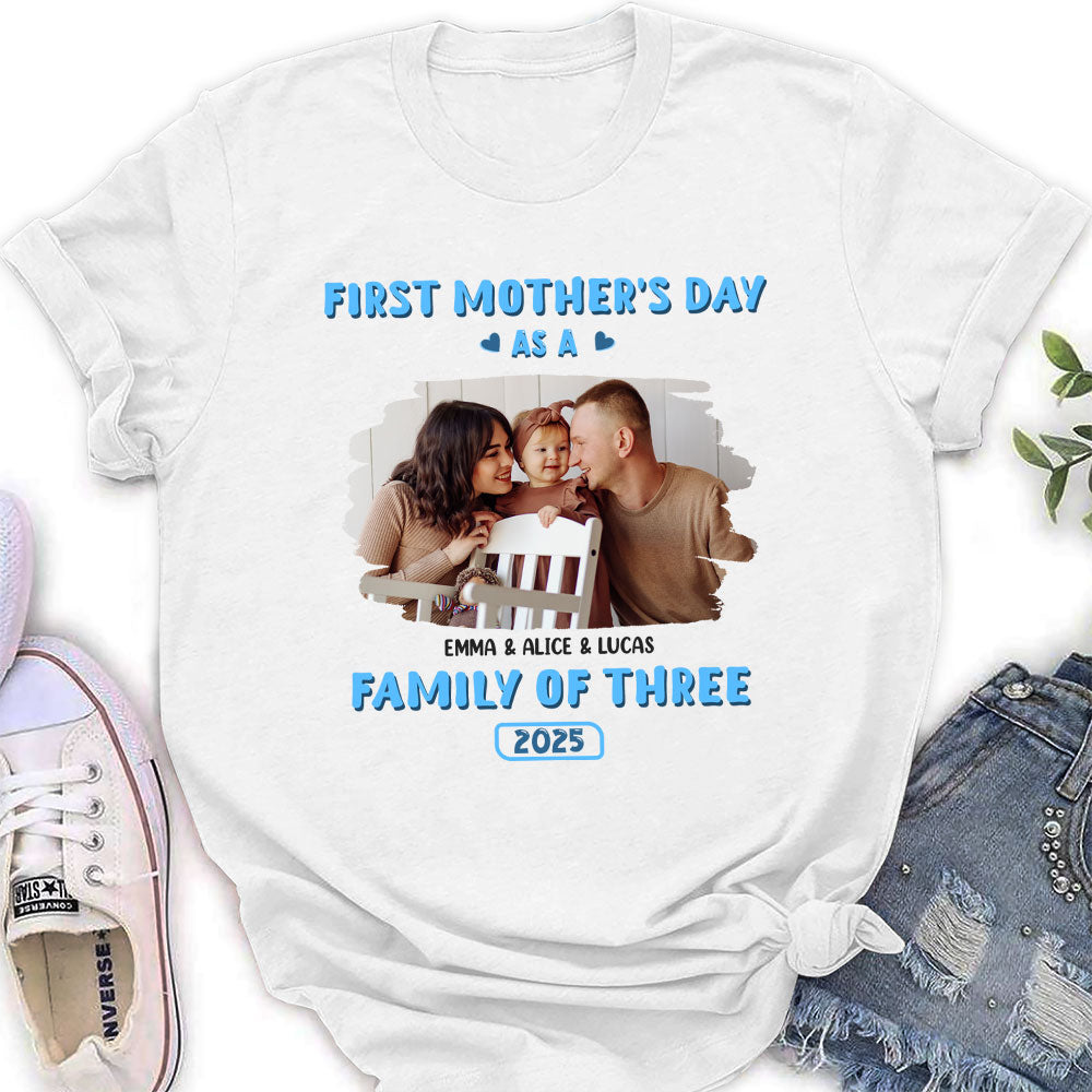 First Mother Day Photo - Personalized Custom Shirt