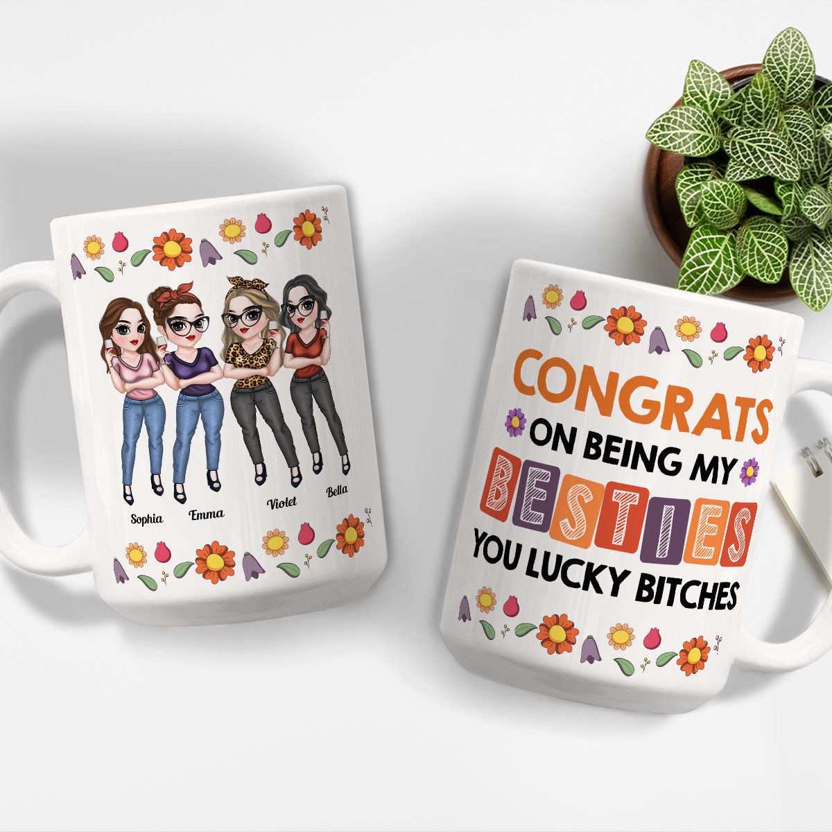 Forever My Bestie - Personalized Custom Coffee Mug