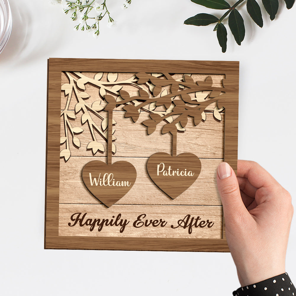 God Gave Me You -  Personalized Custom Wooden Plaque