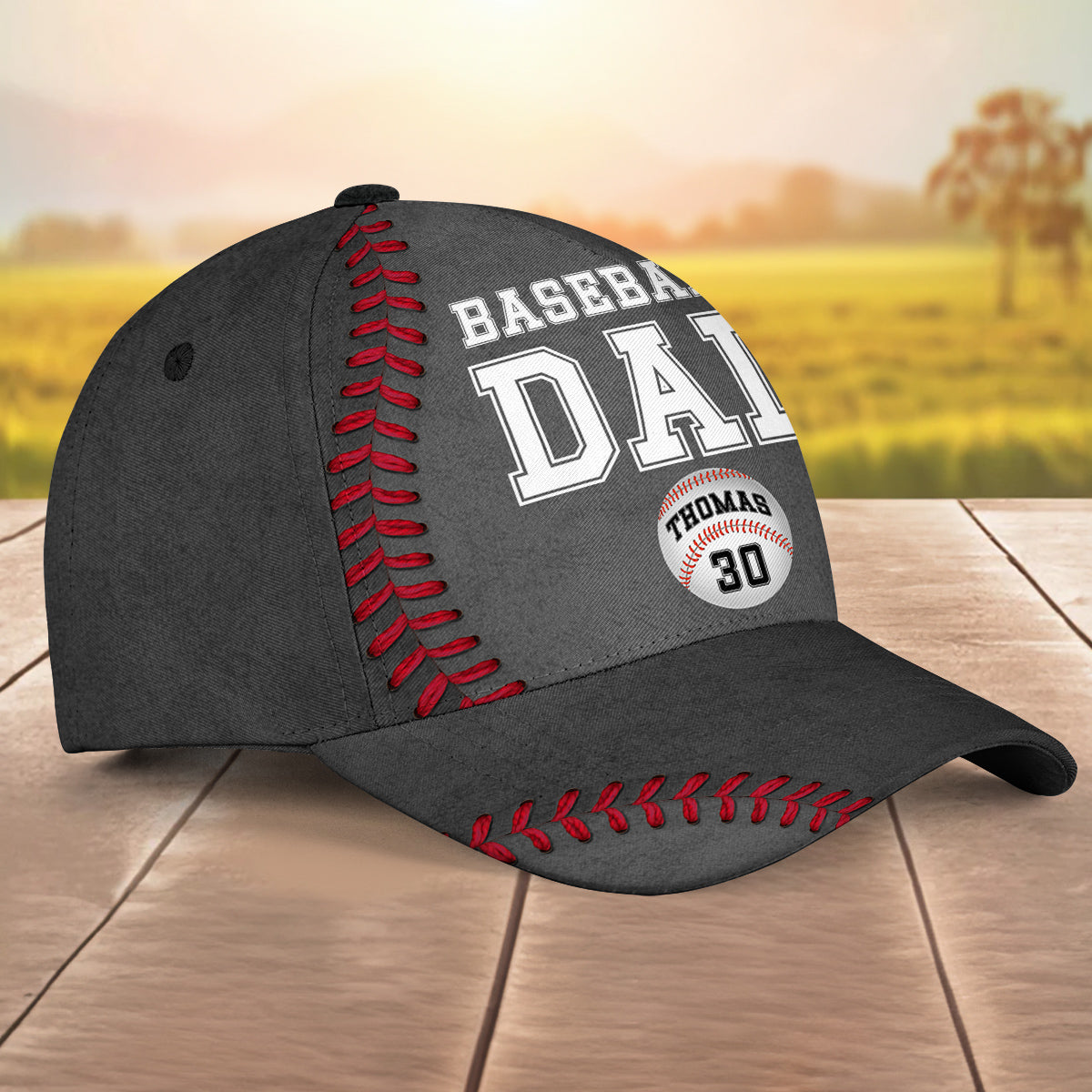 Baseball Dad - Personalized Custom Classic Cap