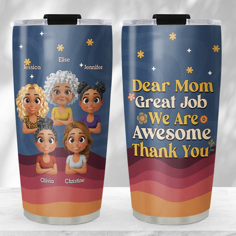We Are Awesome Thank You - Personalized Custom Tumbler