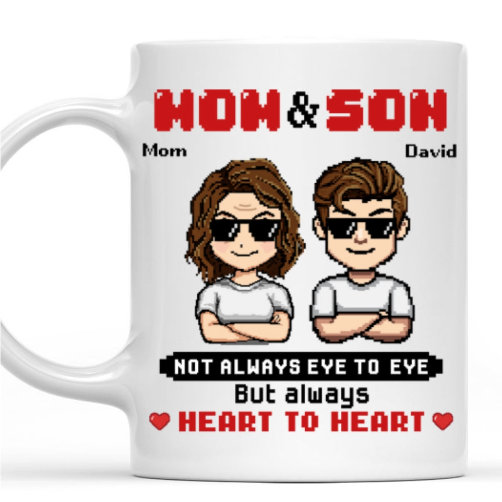 Different Views Same Love - Personalized Custom Coffee Mug