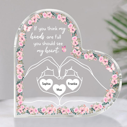 You Should See My Heart - Personalized Custom Acrylic Plaque