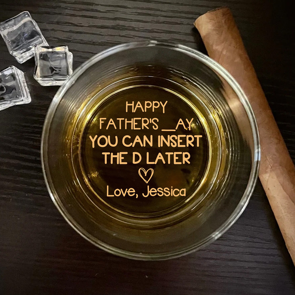 For My Husband - Personalized Custom Engraved Whiskey Glass