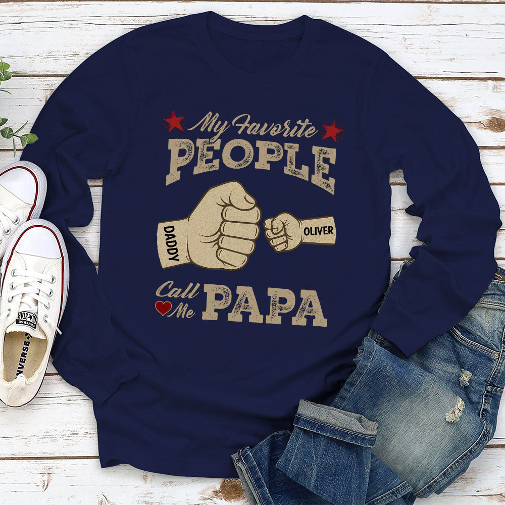 Daddy Team - Personalized Custom Shirt