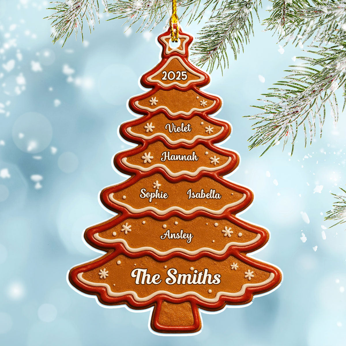 Holiday Season - Personalized Custom Acrylic Ornament