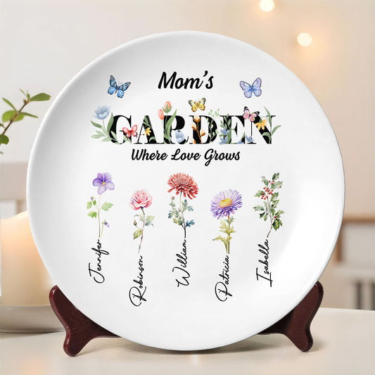 Where Love Grows - Personalized Custom Plate