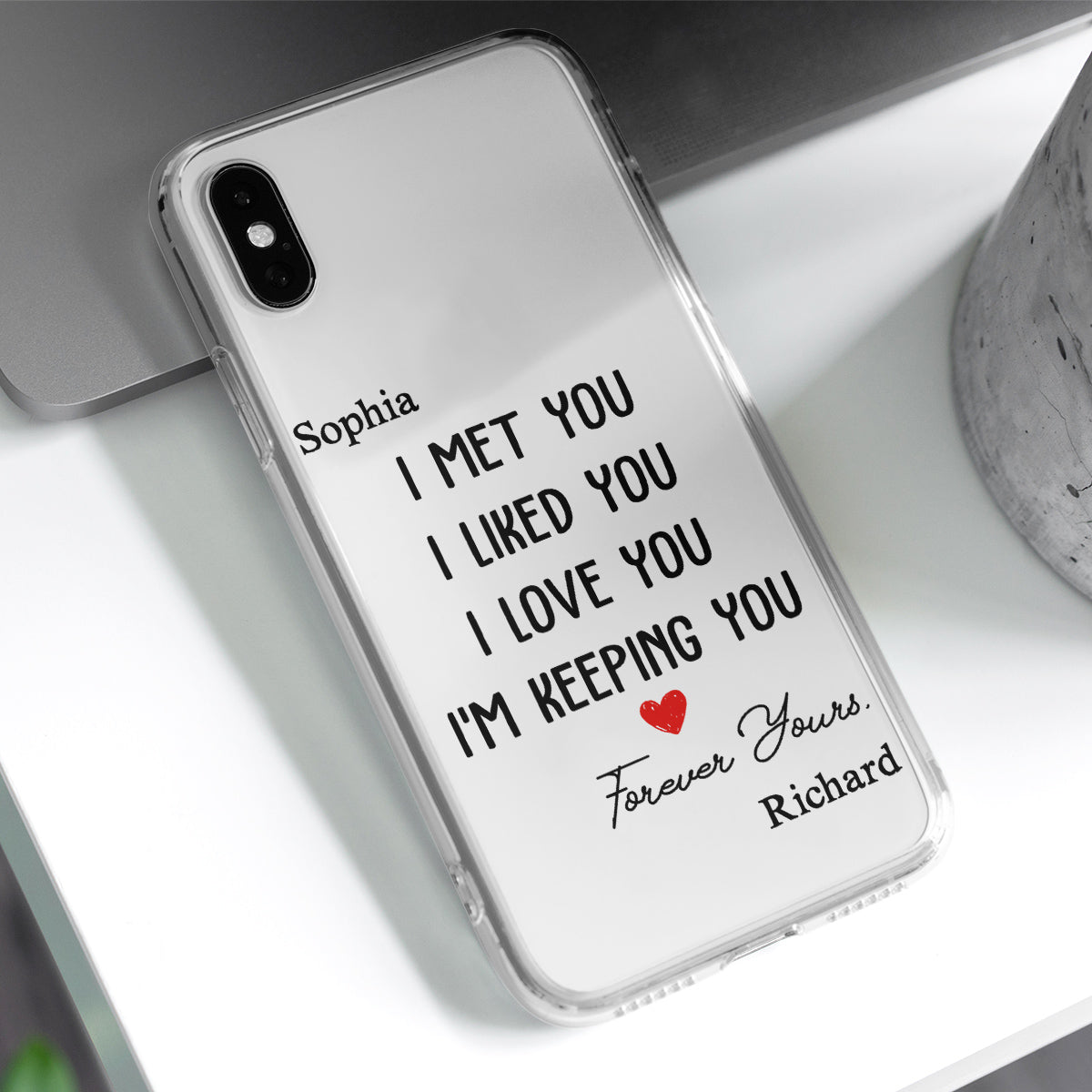 I Met You I Liked You - Personalized Custom Phone Case