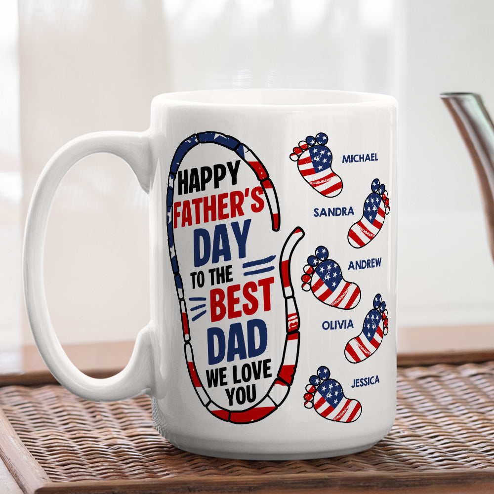 Best Dad We Love You - Personalized Custom Coffee Mug