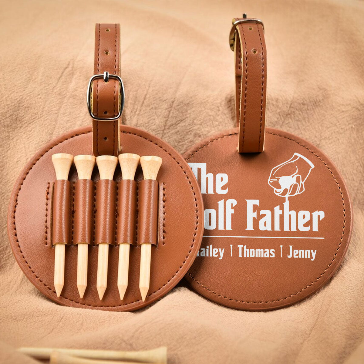 The Golf Father - Personalized Custom Golf Tee Bag