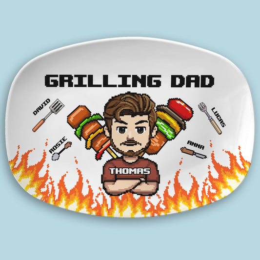 Grilling Dad - Personalized Custom Platter
