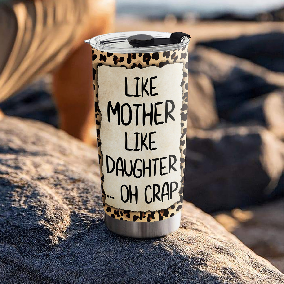 Oh Crap Like Mother Like Daughter - Personalized Custom Tumbler