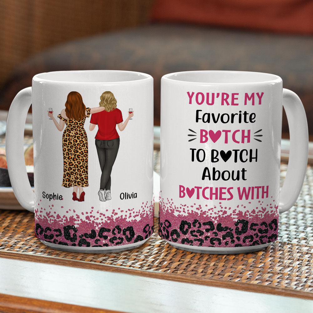 Favorite Bestie - Personalized Custom Coffee Mug
