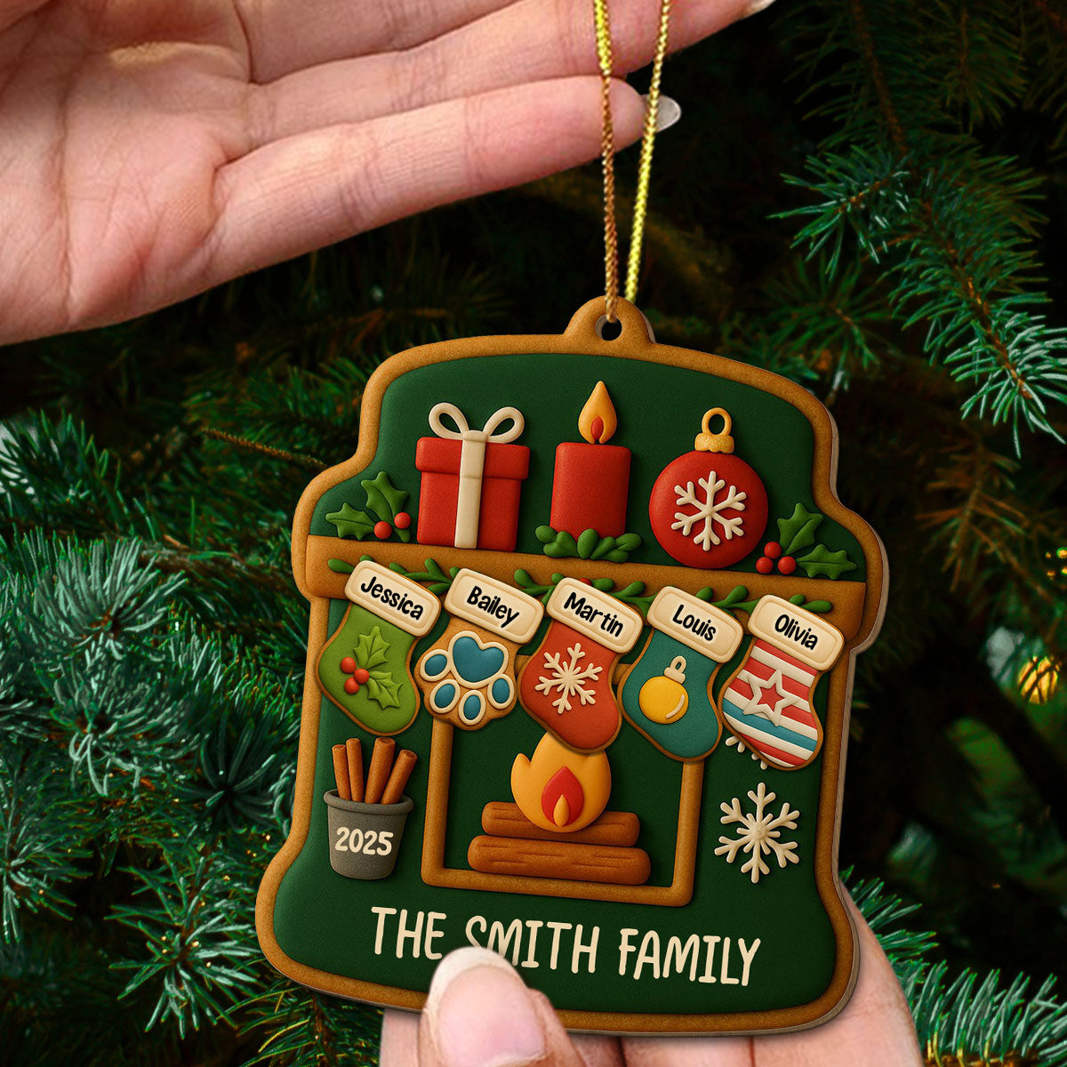 As Long As We Are Together - Personalized Custom 3D Effect Wood Ornament