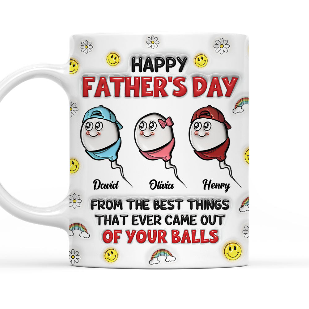 The Best Thing Came Out - Personalized Custom 3D Inflated Effect Mug