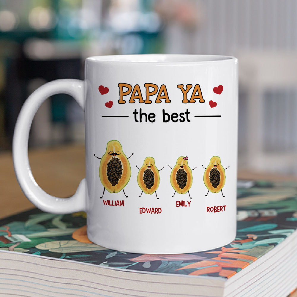 Papaya The Best - Personalized Custom Coffee Mug