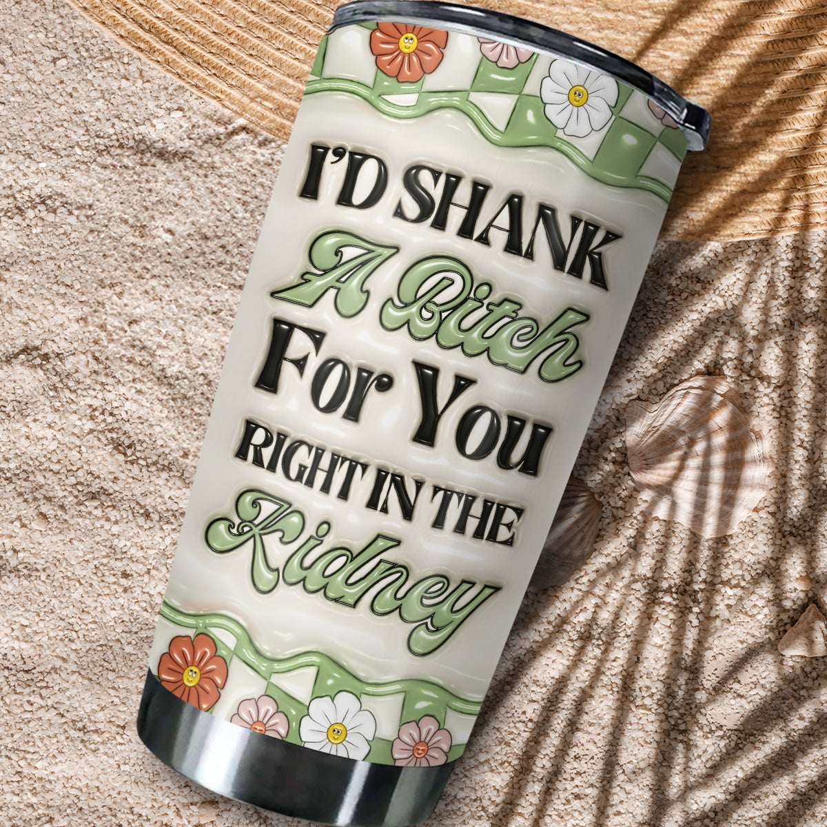 Y2K Bestie - Personalized Custom 3D Inflated Effect Tumbler