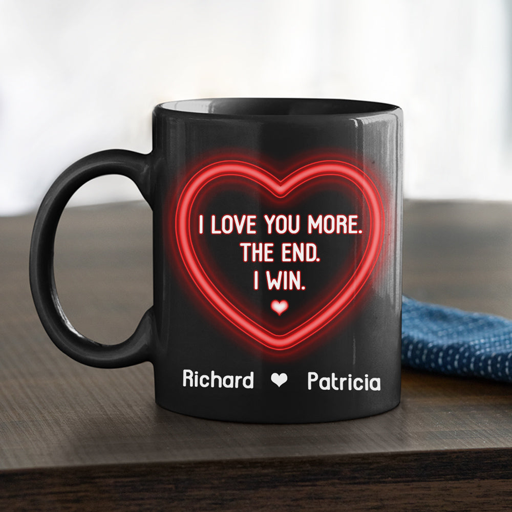 I Love You More Forever - Personalized Custom Coffee Mug