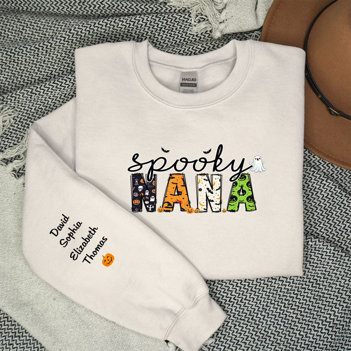 Spooky Grandma - Personalized Custom Sweatshirt