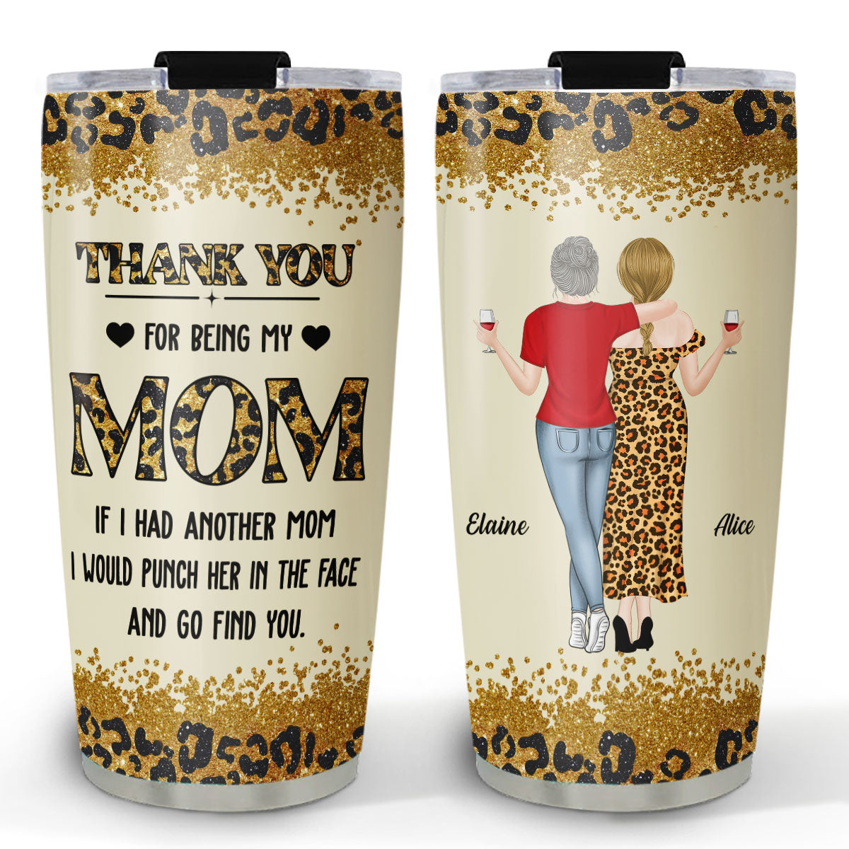 Punch For You Mom - Personalized Custom Tumbler
