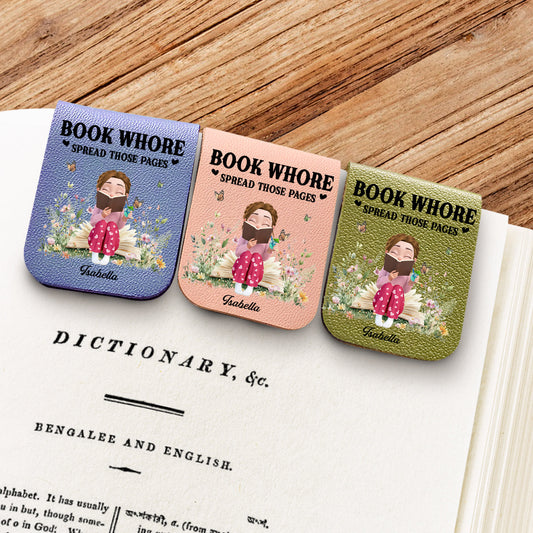 Pages Beg To Be Spread - Personalized Custom Leather Bookmark
