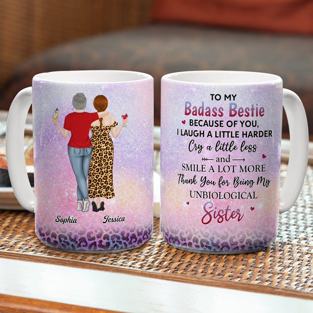 My Unbiological Sister - Personalized Custom Coffee Mug