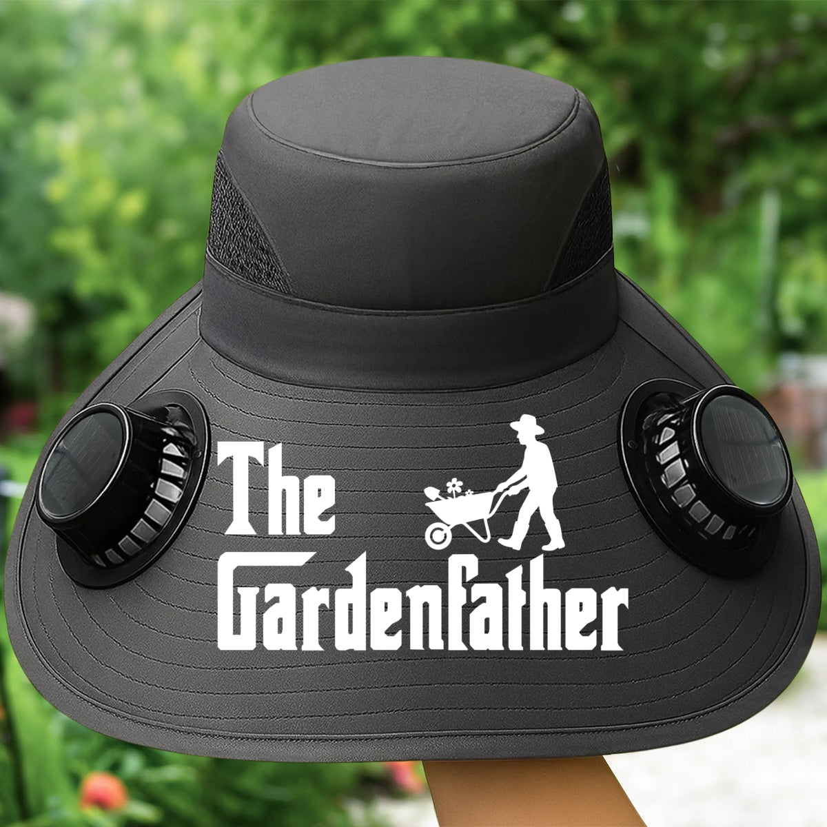 The Gardenfather - Personalized Custom Solar Fan Hat
