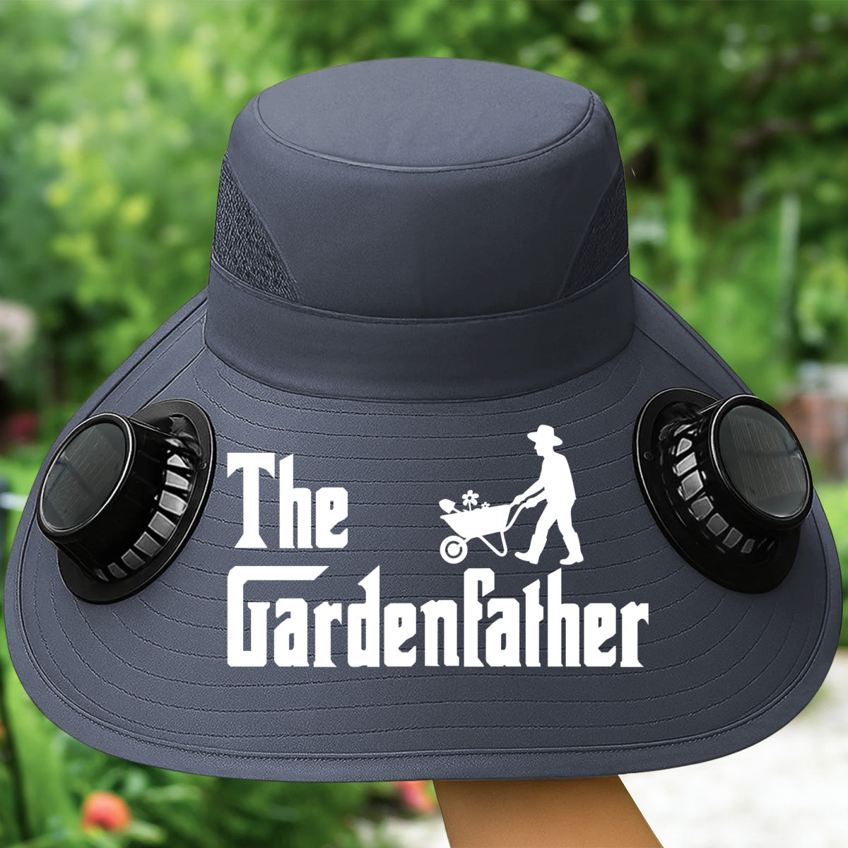 The Gardenfather - Personalized Custom Solar Fan Hat