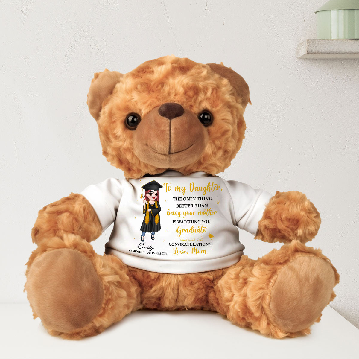 Watching You Graduate - Personalized Custom Cuddle Bear