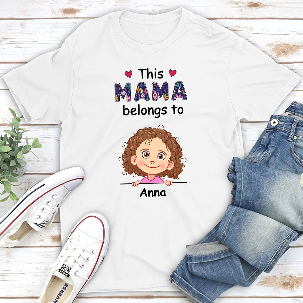 Grandma Belongs To - Personalized Custom Unisex T-shirt