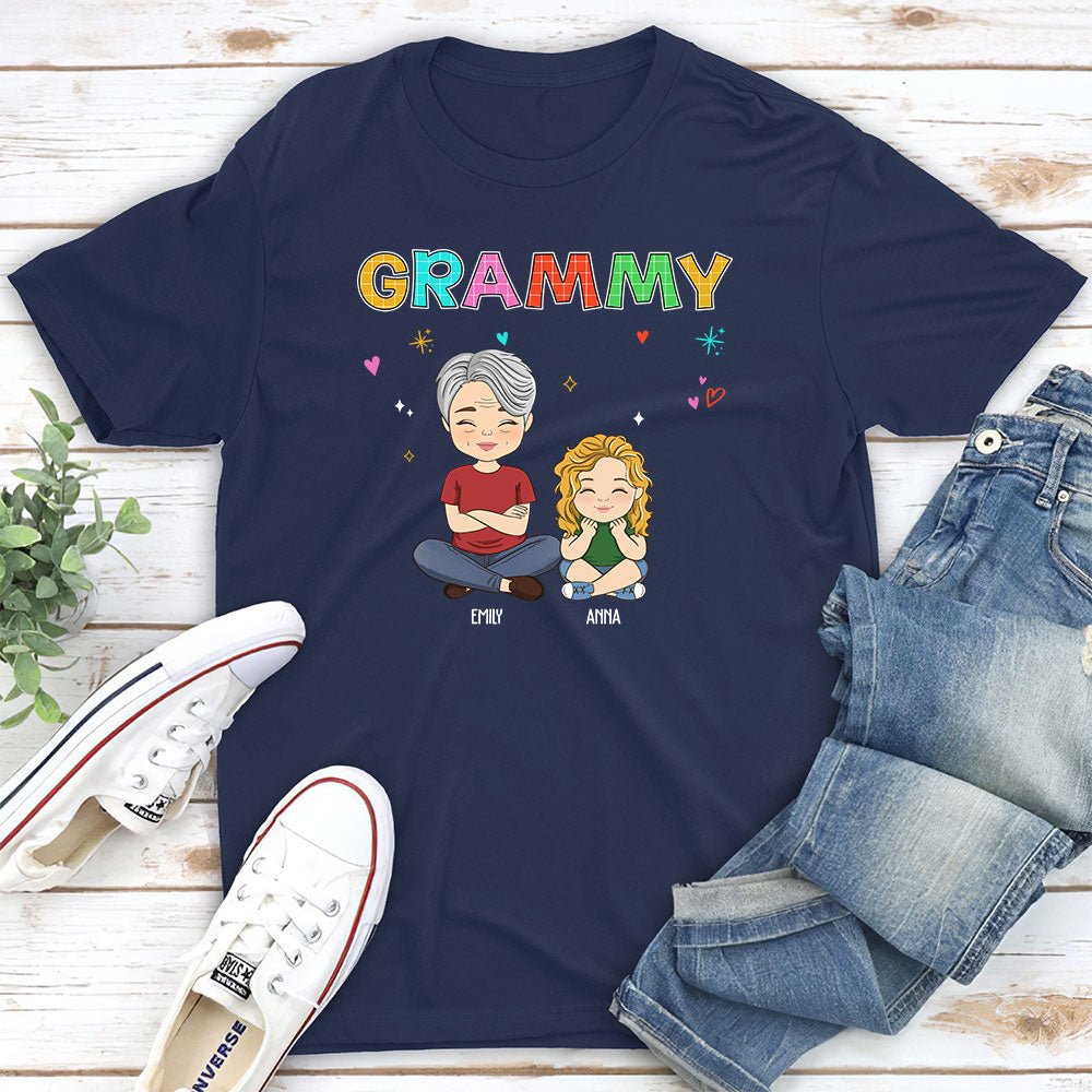 Grandma Colorful  - Personalized Custom Unisex T-shirt
