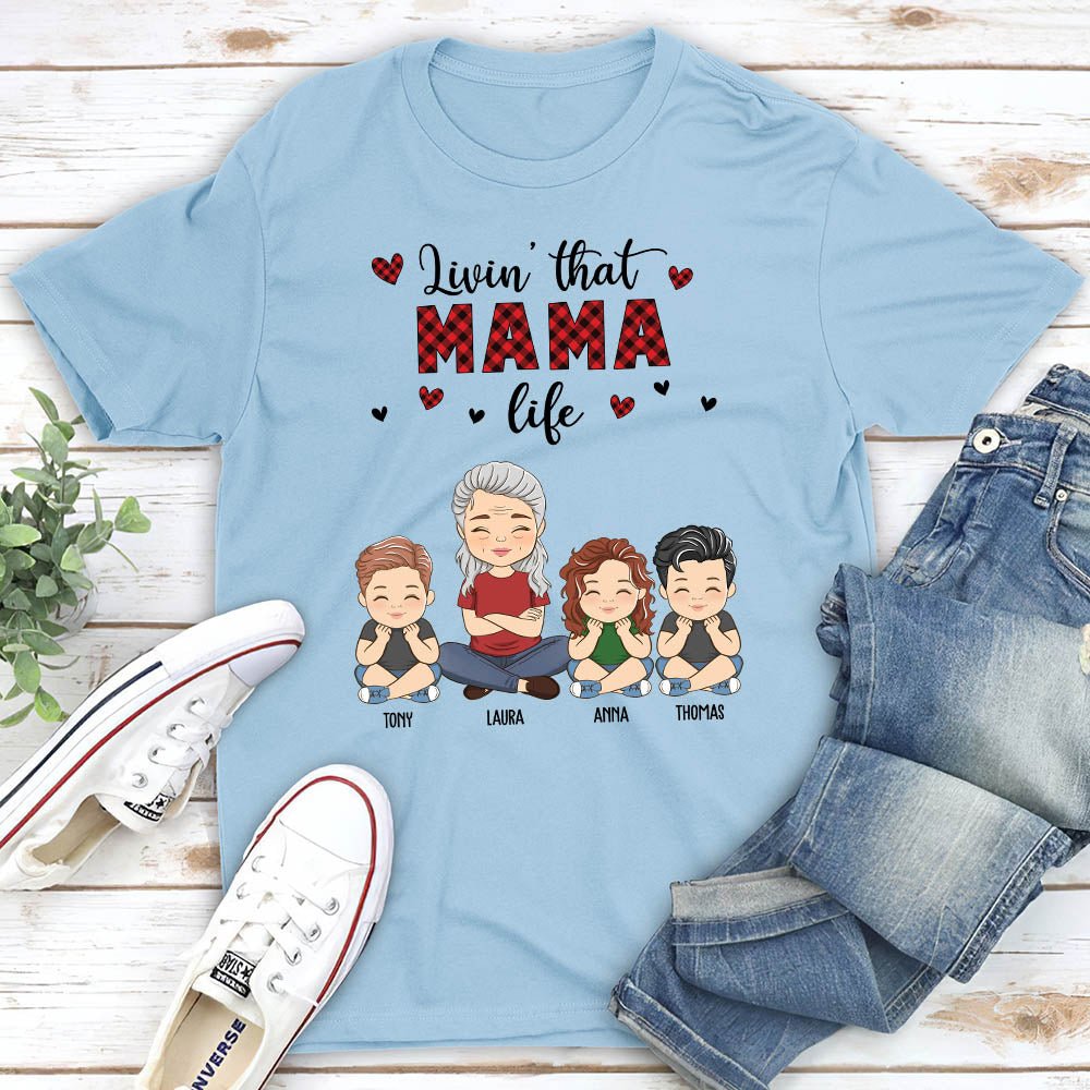 Grandma Life - Personalized Custom Unisex T-shirt