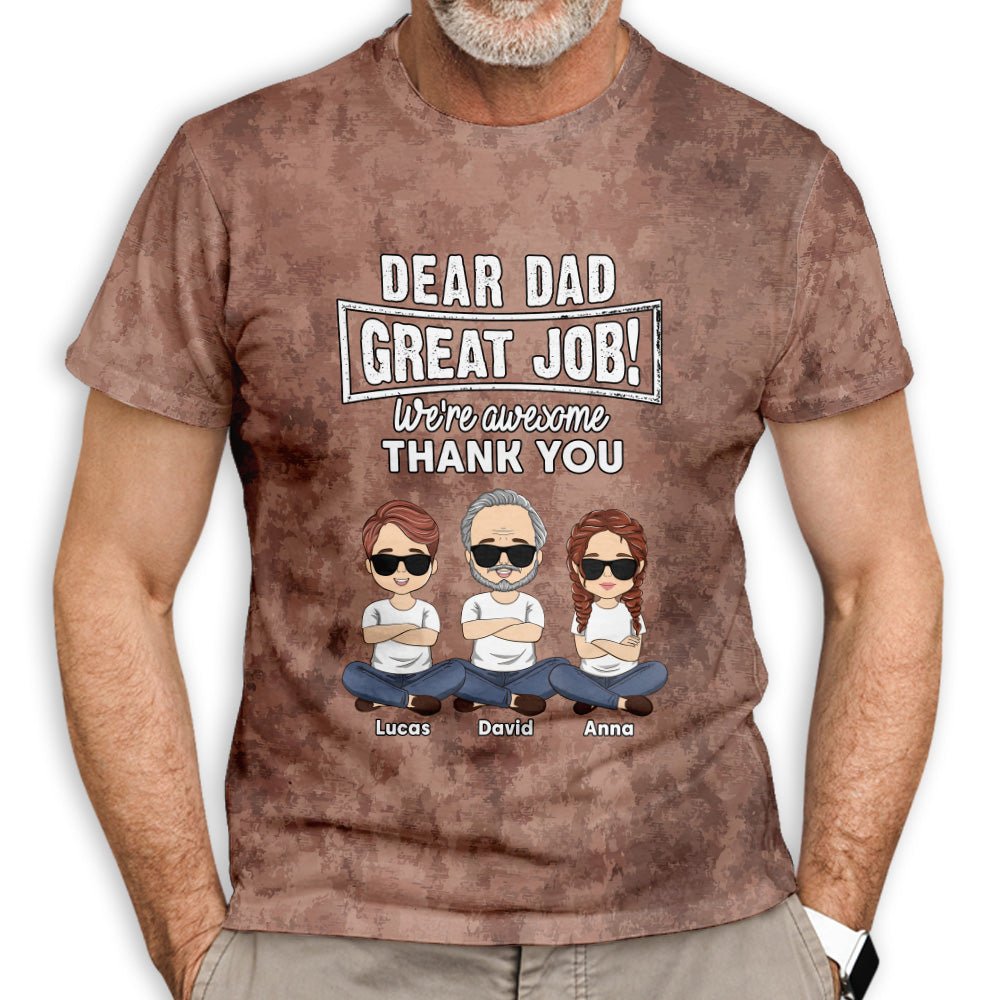 Great Job Thank You - Personalized Custom All-over-print T-shirt