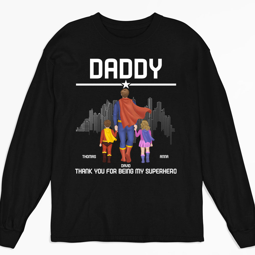 Superhero Dad - Personalized Custom Shirt