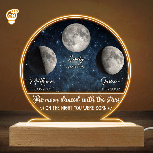 The Night Shined For You - Personalized Custom LED Light