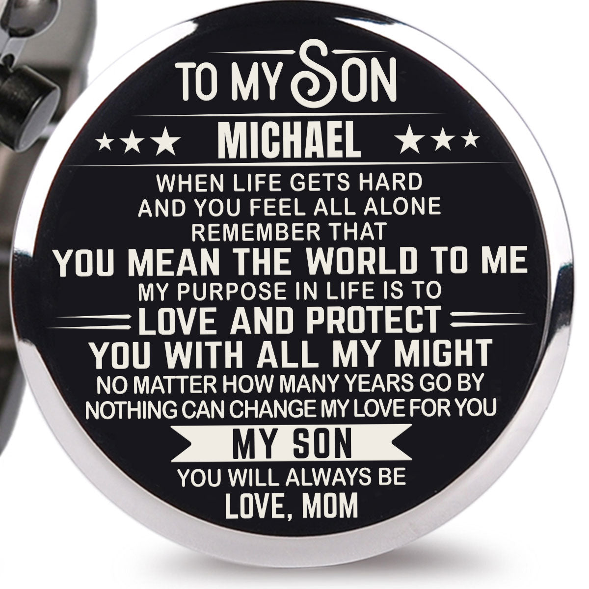 You Mean The World To Me - Personalized Engraved Wooden Watches GQ026