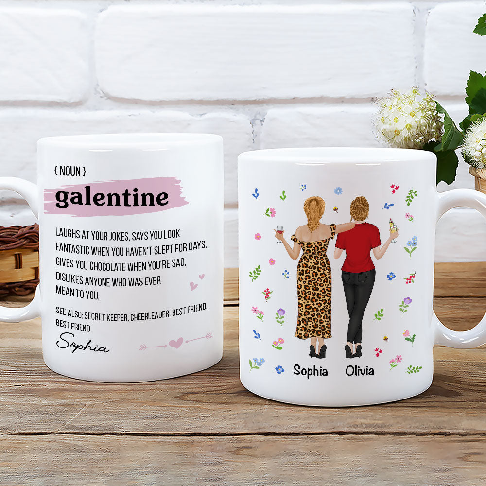 Friendship Definition Sign - Personalized Custom Coffee Mug
