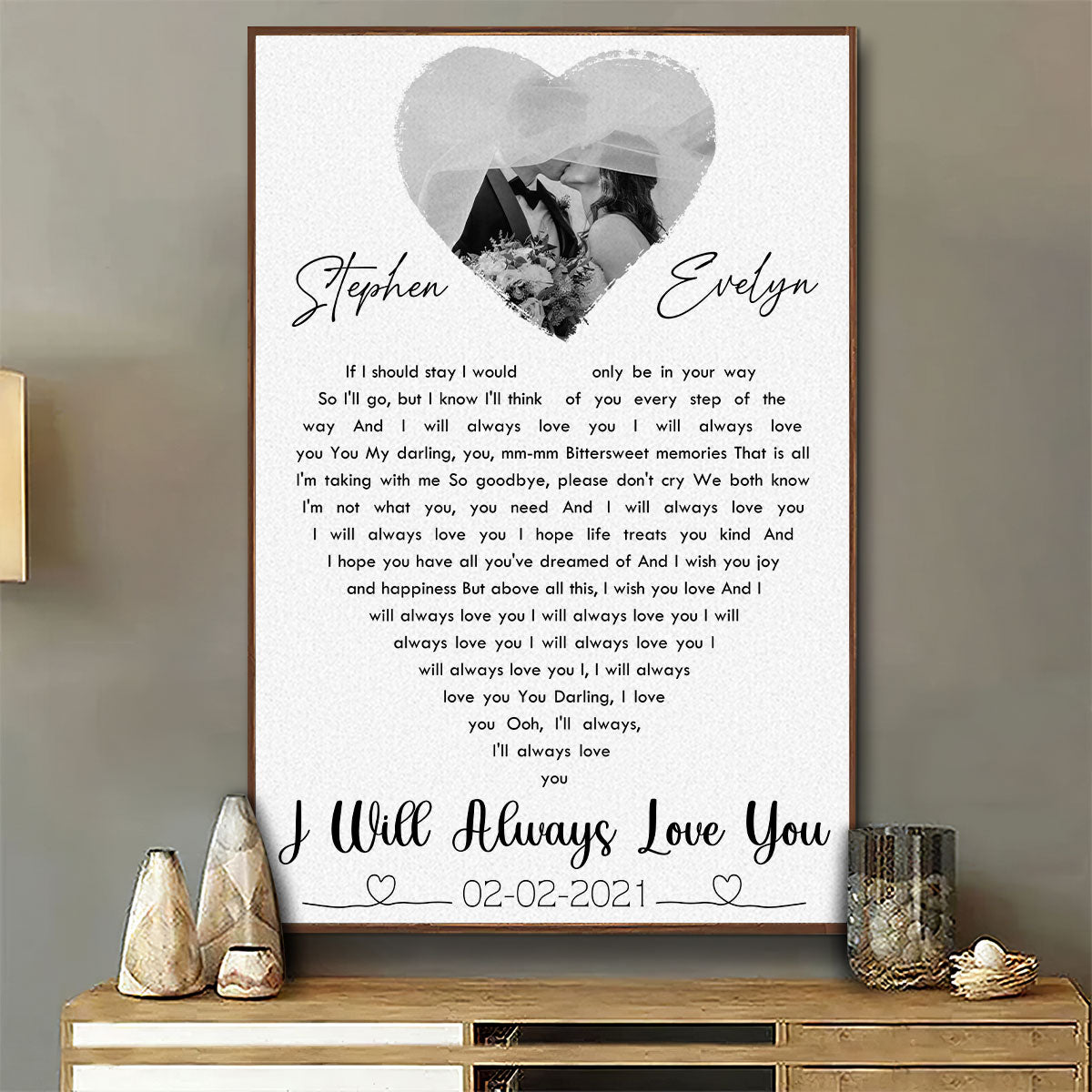 Your Song And Photo - Personalized Custom Poster