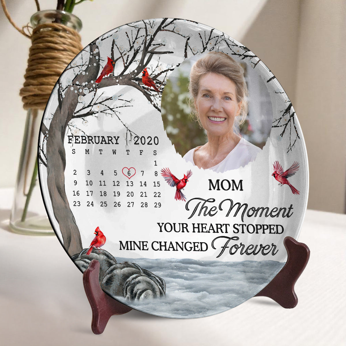 My Heart Changed Forever - Personalized Custom Plate