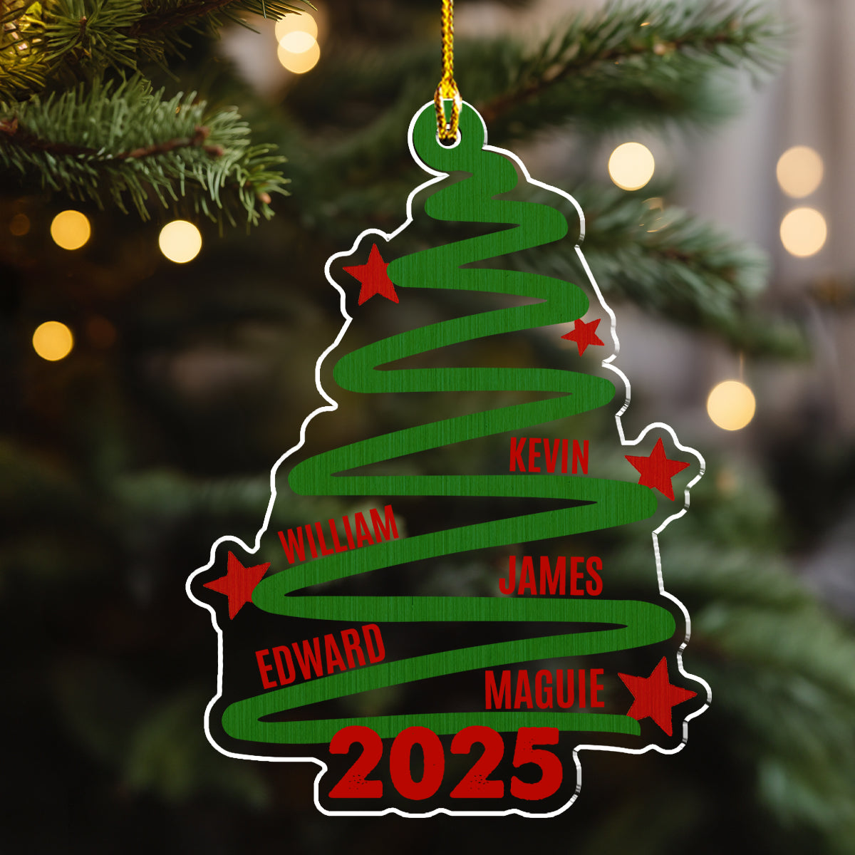 Home Gathering - Personalized Custom Acrylic Ornament