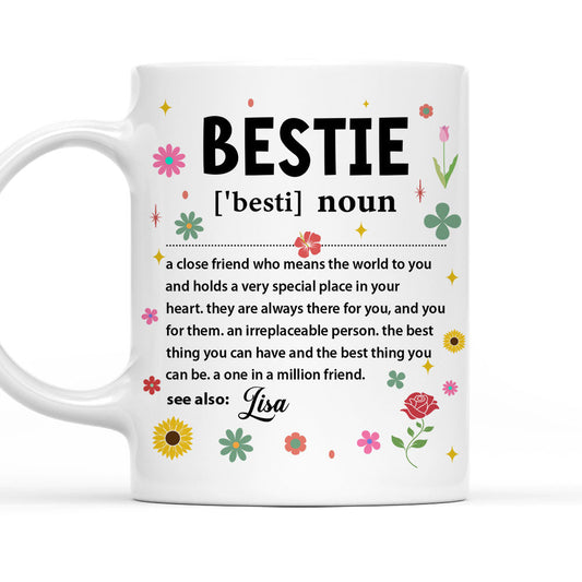 Bestie Definition - Personalized Custom Coffee Mug