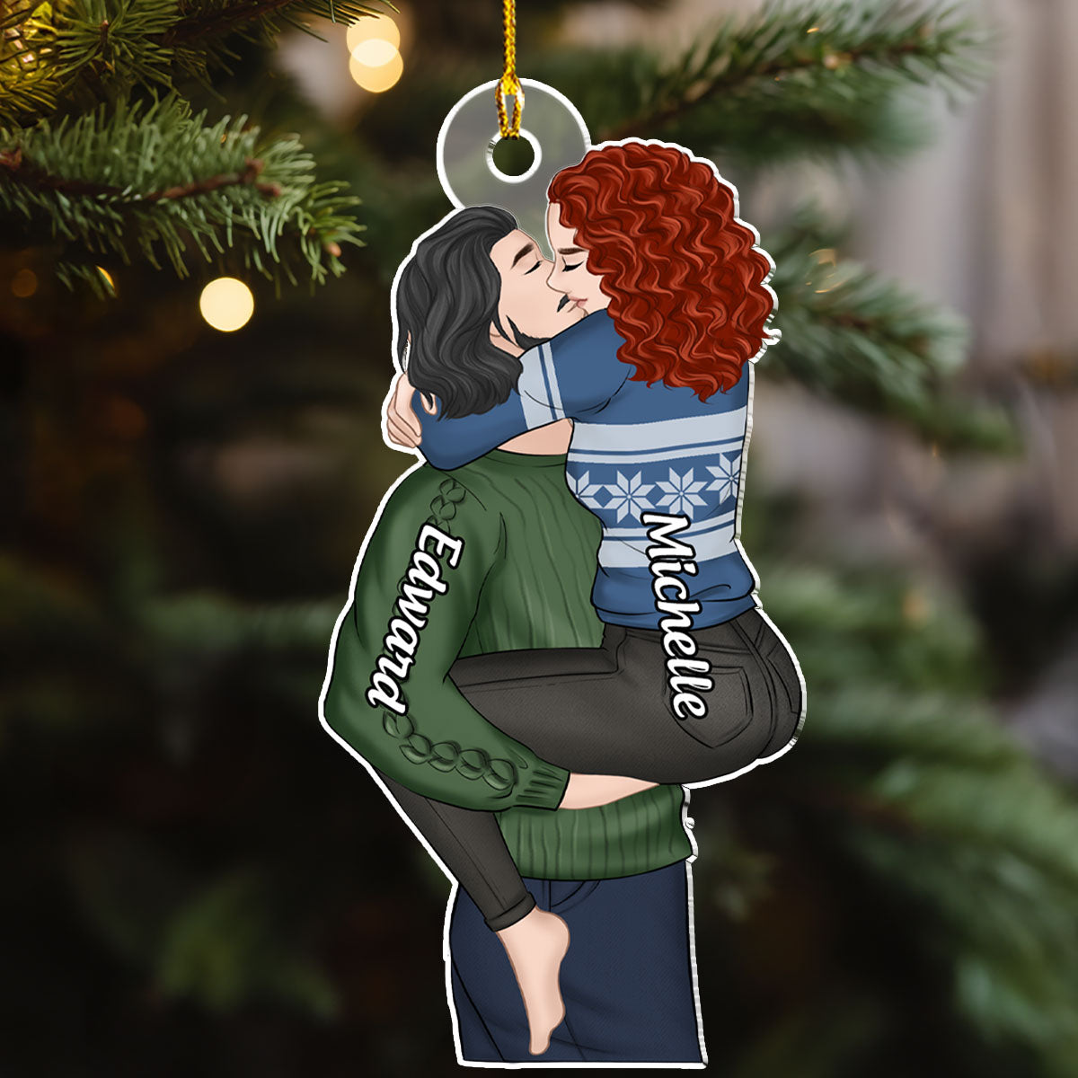 I Found My Missing Piece - Personalized Custom Acrylic Ornament