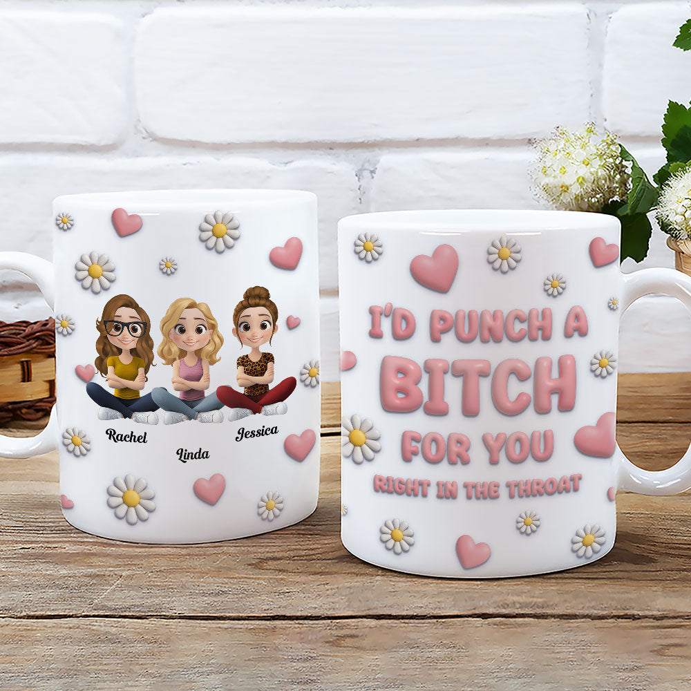 For You Cartoon - Personalized Custom 3D Effect Mug