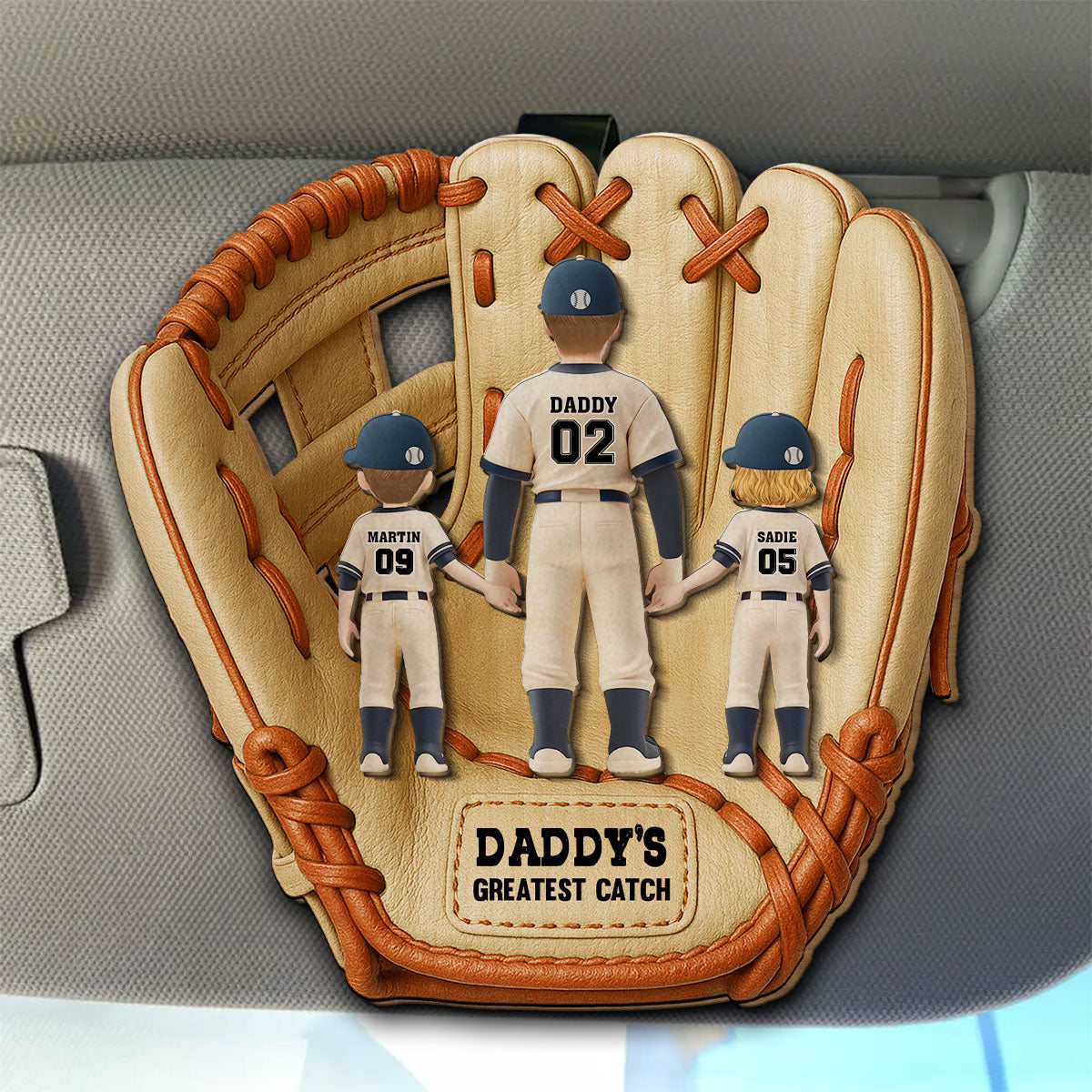 Greatest Catch - Personalized Custom Car Visor Clip