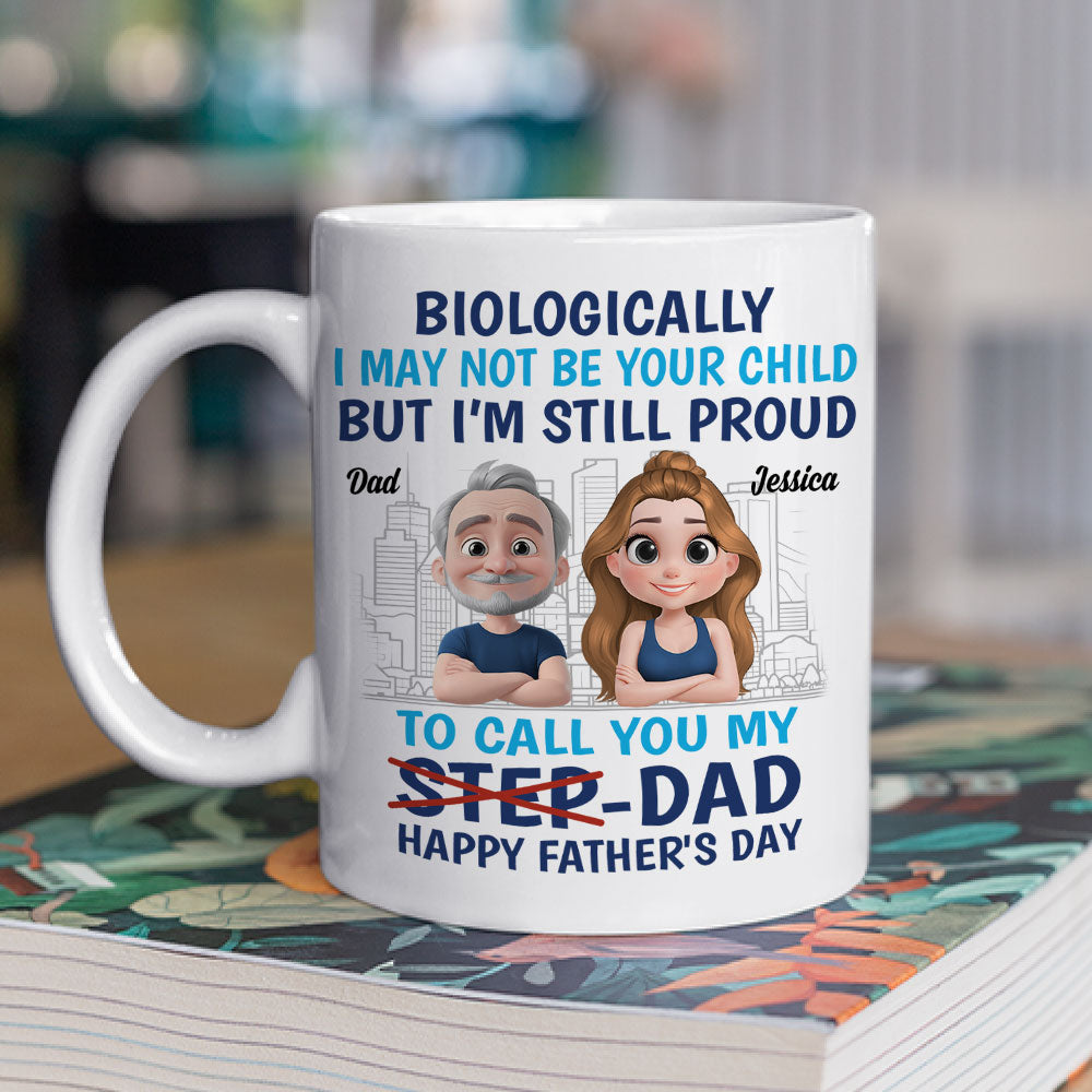 Thanks For Being My Dad - Personalized Custom Coffee Mug