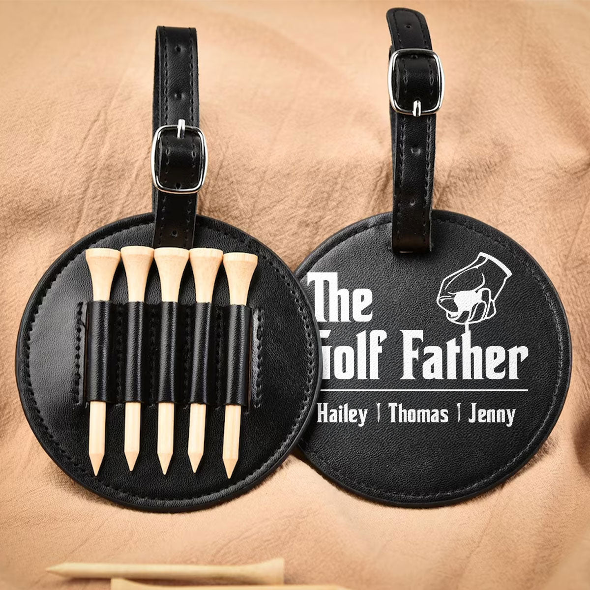 The Golf Father - Personalized Custom Golf Tee Bag