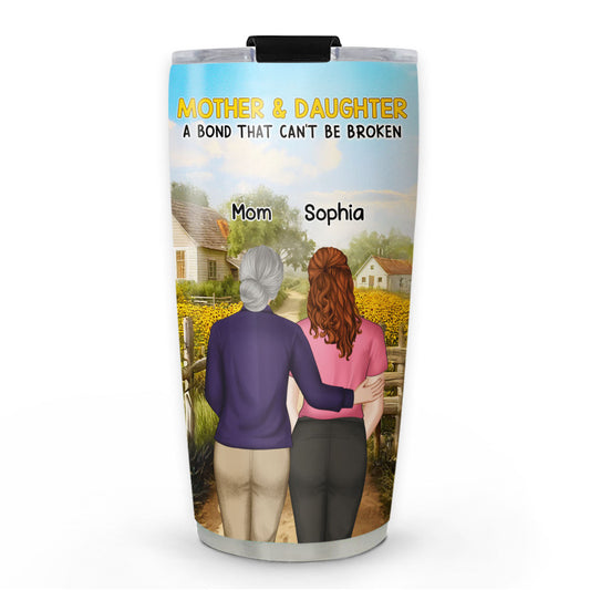 Mother And Daughter - Personalized Custom Tumbler