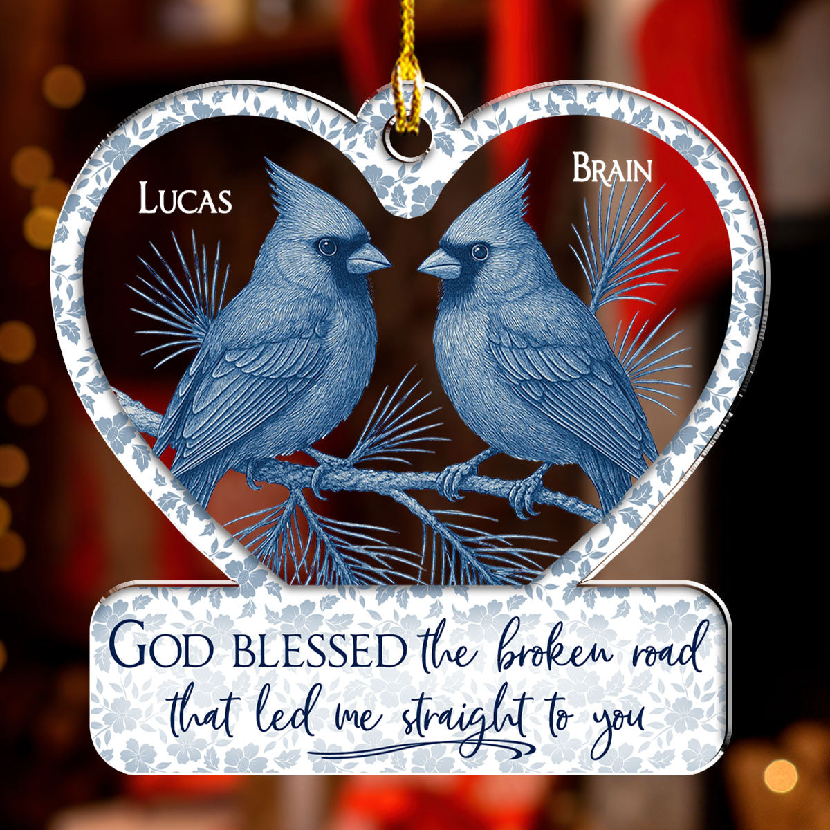 The Year We Became One - Personalized Custom Acrylic Ornament