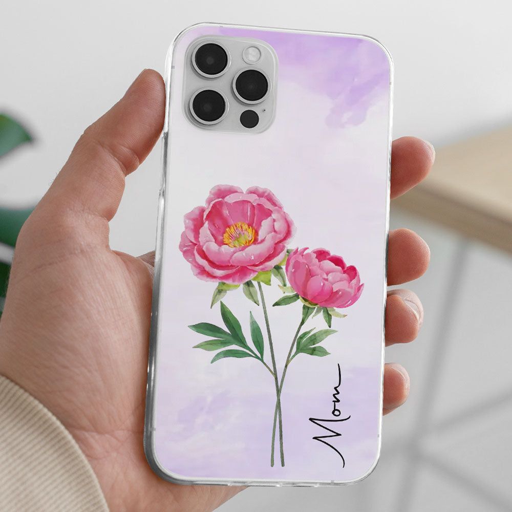 Mom I Love You - Personalized Custom Phone Case