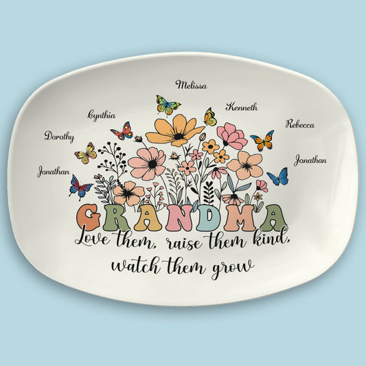 Love Them, Raise Them Kind - Personalized Custom Platter